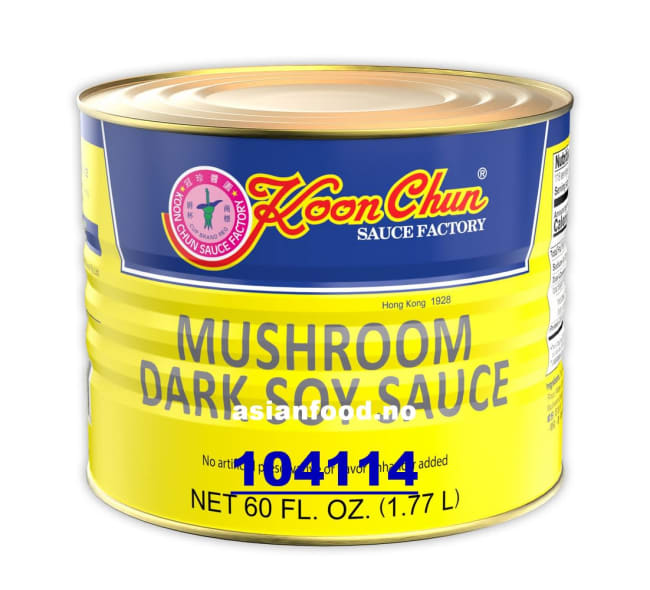 KOON CHUN Mushroom dark soy sauce 6x1.77L