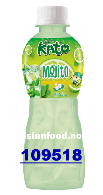 NYHET - KATO Fruit juice with nata de coco - Mojito 24x320ml