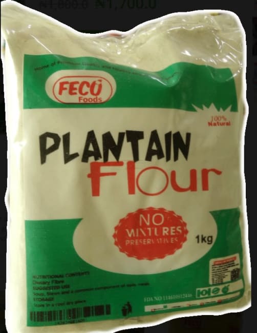 KOMMENDE - FECO Plantain flour 100% -  20x1kg