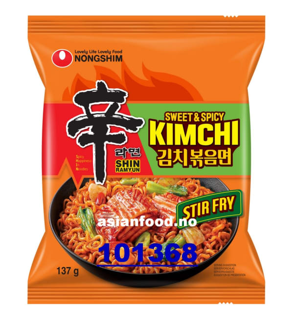 KOMMENDE - NONGSHIM Shin ramyun kimchi stir fry 20x137g