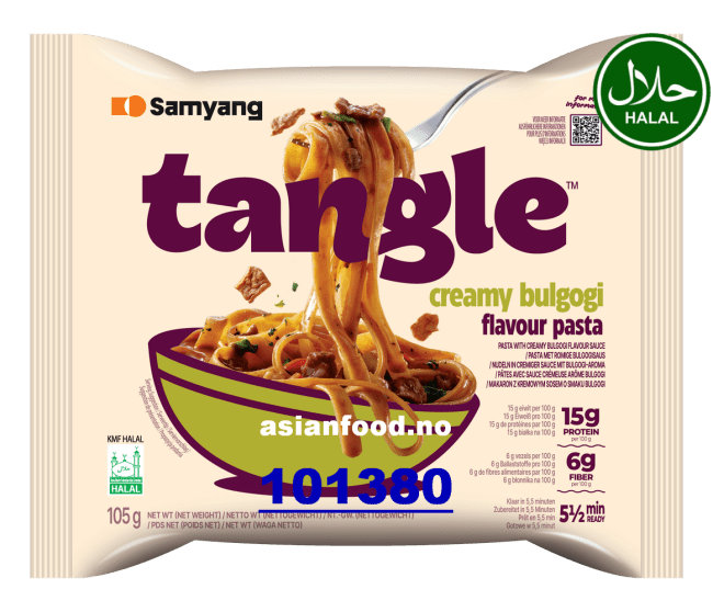 KOMMENDE - SAMYANG Tangle bulgogi alfredo pasta 20x105g