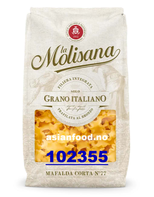 KOMMENDE - LA MOLISANA Durum wheat pasta - Mafalda corta 10x
