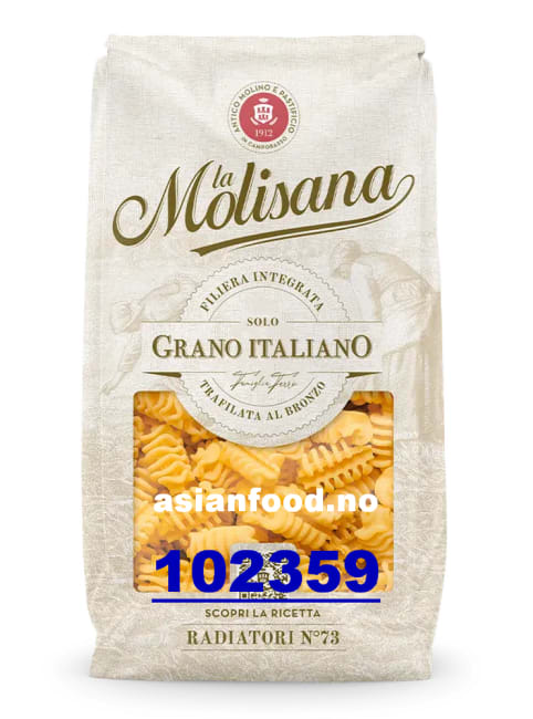 NYHET - LA MOLISANA Durum wheat pasta - Radiatori 10x500g