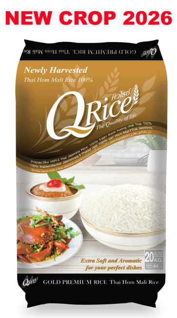 Q-RICE GOLD Thai hom mali rice 20kg - NEW CROP 2026