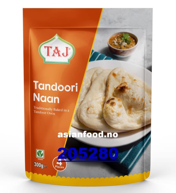 KOMMENDE - TAJ Tandoori Naan  12x300g