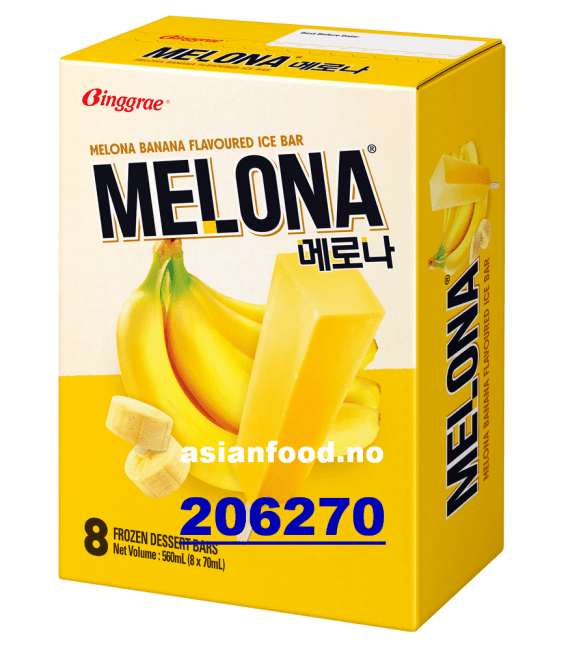 NYHET - MELONA Ice bar Banana 8x(8x72g)