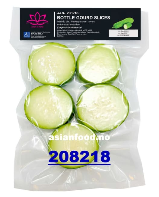 NYHET - LOTUS Bottle gourd slices 20x500g