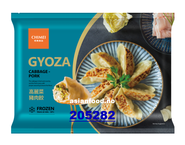 KOMMENDE - CHIMEI Gyoza Cabbage - Pork  12x660g