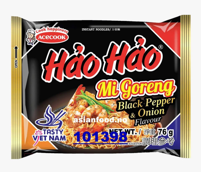 KOMMENDE-HAO HAO Stir fried noodles MI GORENG pepper & onion