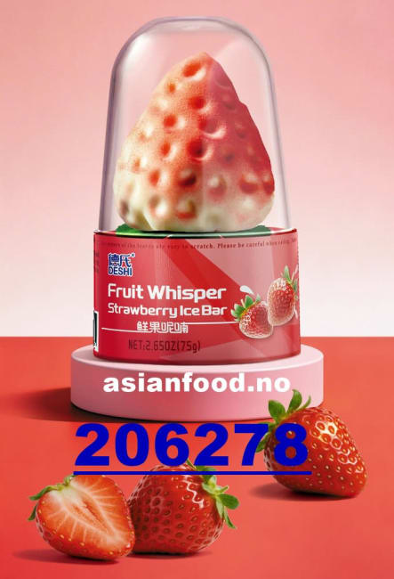 KOMMENDE - DESHI Fruit whisper Strawberry ice bar 8x(3x75g)