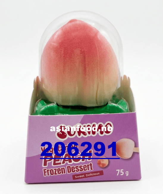 NYHET - SUKIMO Peach sorbet 12x75g