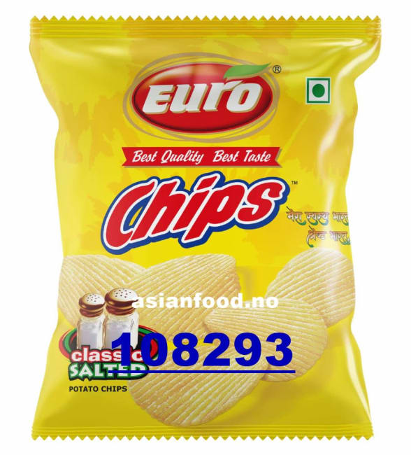 KOMMENDE - EURO Potato Chips - classic salted 30x160g