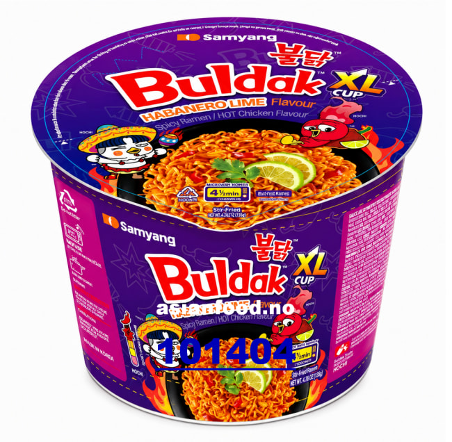KOMMENDE-SAMYANG Buldak habanero lime flv spicy ramen XL cup