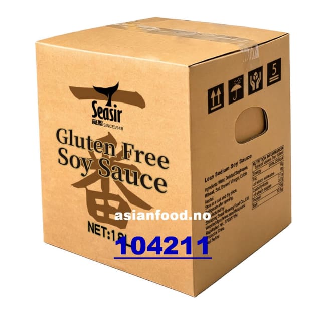 KOMMENDE - SEASIR Gluten free soy sauce 18L