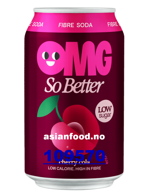 KOMMENDE - OMG SO BETTER Cherry cola flv fibre soda 12x330ml