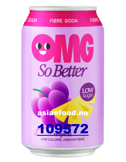 KOMMENDE - OMG SO BETTER Tropical flv fibre soda 12x330ml