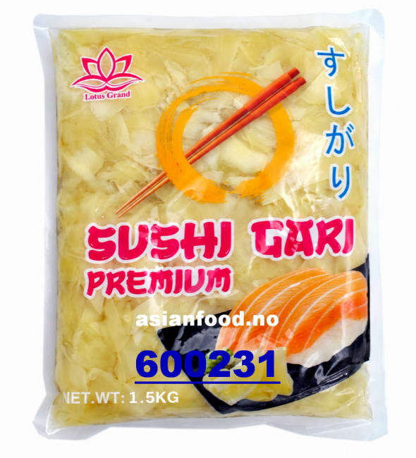 LOTUS A grade sushi gari ginger slice 10x1.5kg