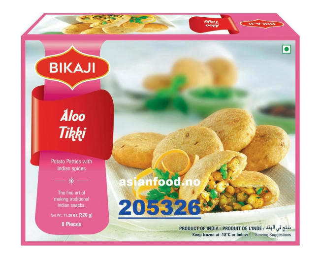 KOMMENDE - BIKAJI Aloo Tikki 12x320g