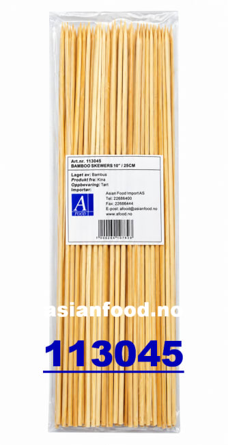 Bamboo skewer 10 inch - 50x100pcs