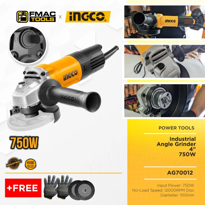 INGCO Angle Grinder 4