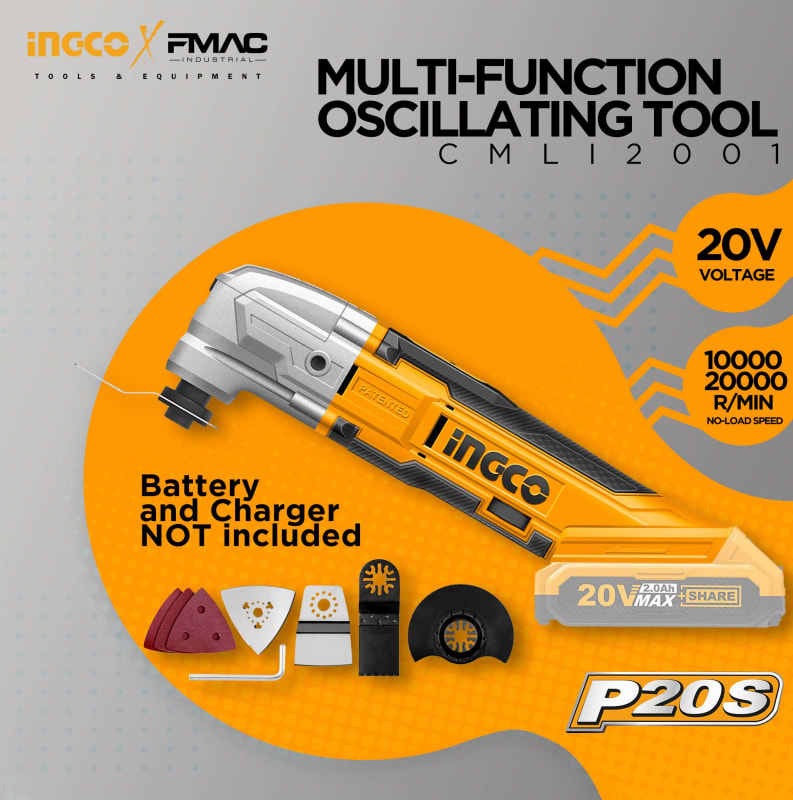 INGCO LI-ION MULTI-TOOL | Cordless Tools | GAC Tools