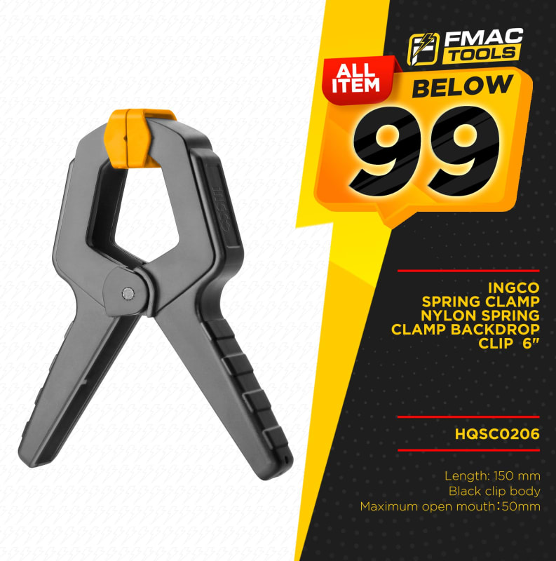 INGCO SPRING CLAMP 6 HQSC0206 | Clamps & Vises | GAC Tools
