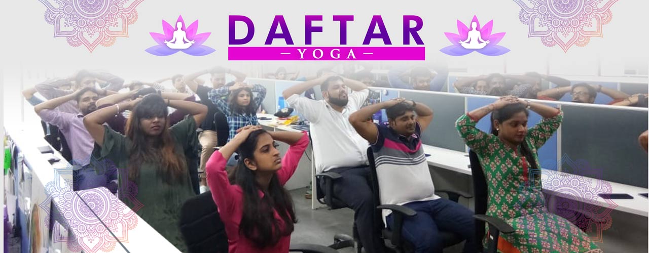 Desktop yoga session for your employees