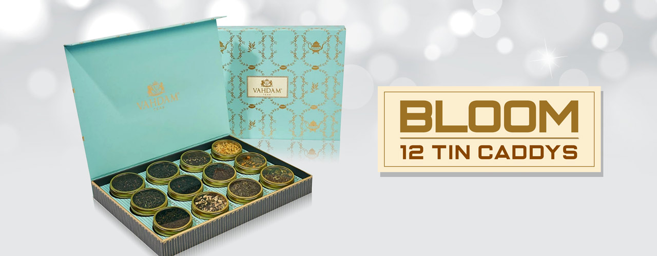 This festive season gift your employee with this exquisite gift set of 12  blends of tea with different flavours.