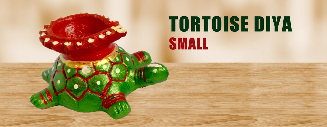 This Diwali gift your employees with this Tortoise Diyas -small.