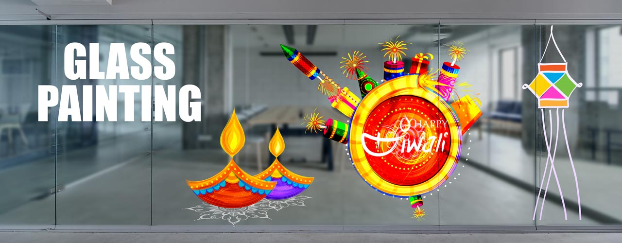 This Diwali let your office glass speak out the joy and happiness of the beautiful festive season