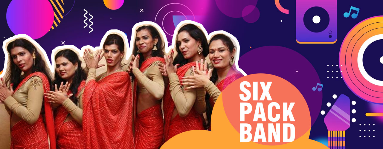 Six Pack Band Banner