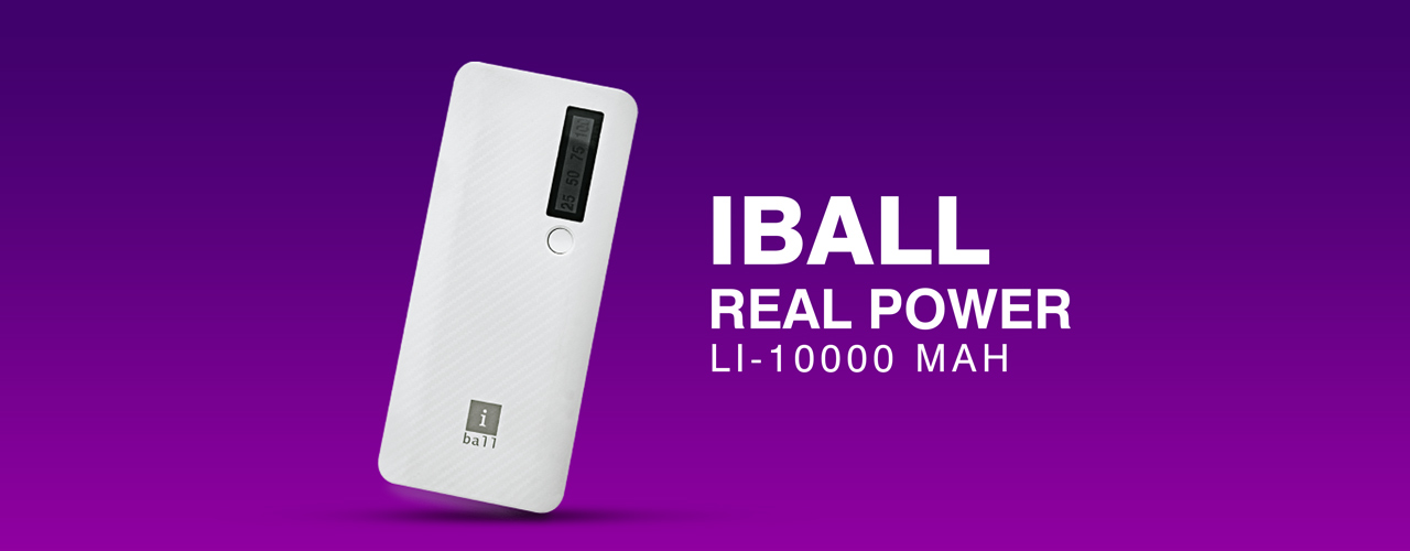 This Diwali gift your employees an I Ball Real powerbank LI.