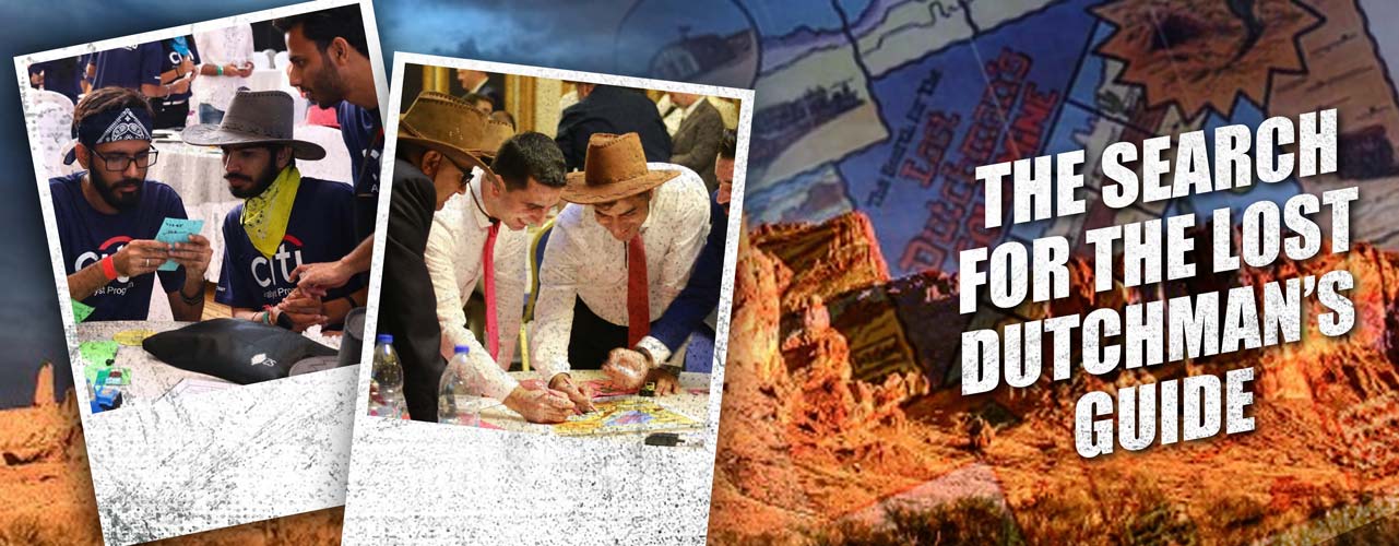 The Search for the Lost Dutchman's Goldmine Banner