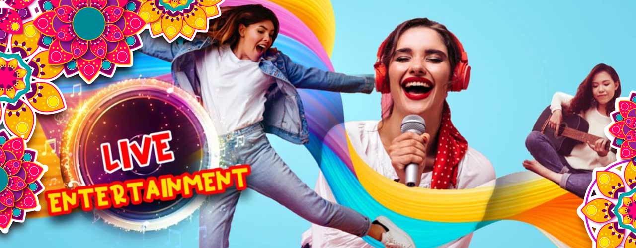 Diwali Live Entertainment Banner