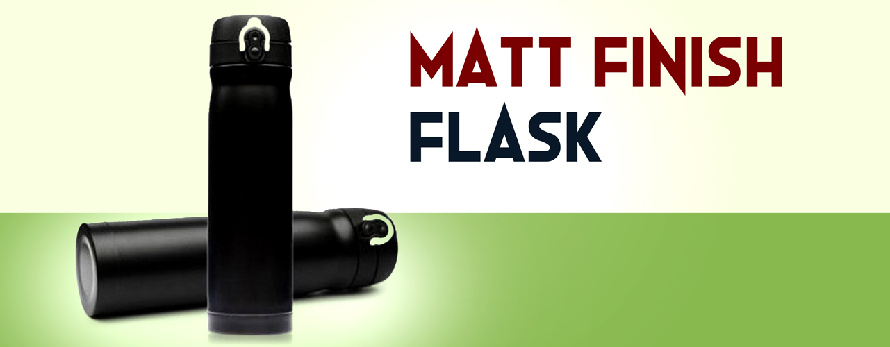 This Diwali Gift your employees with matt finish flask to store their hot or cold beverages for 24 hours.