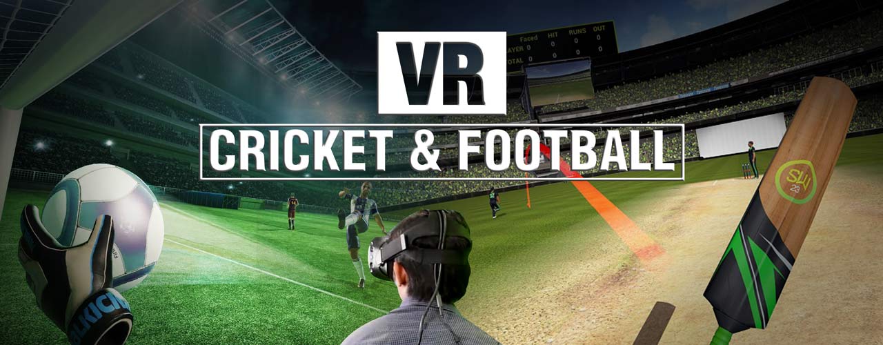 Virtual cricket and football gaming experience for employees at office