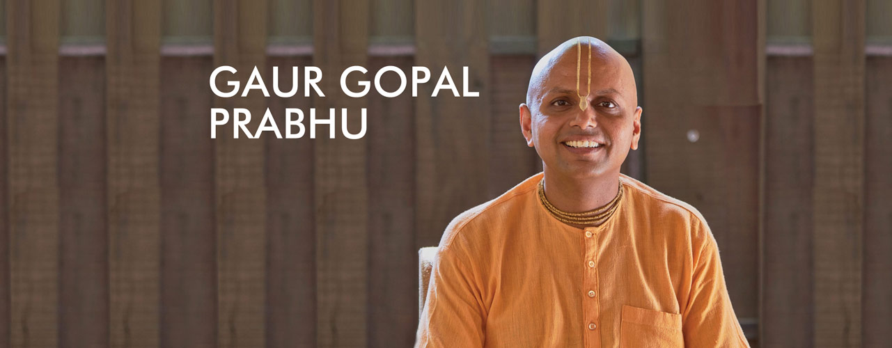 Book/Hire Motivational speaker, auth, spiritual leader Gaur Gopal Das