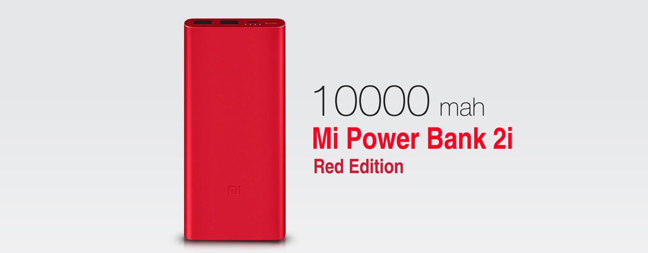 This Diwali gift your employees an Mi Power bank 2i - Red