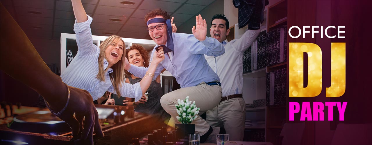 Office-DJ-Party-Womens-Day-Banner