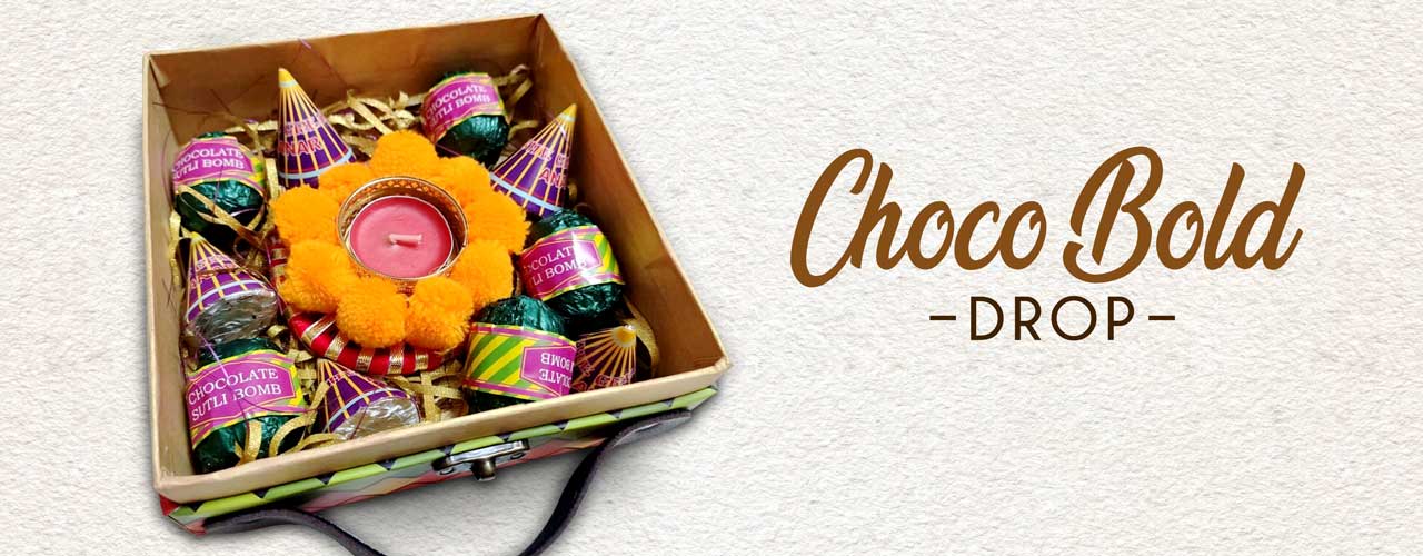 This Diwali gift your employee this crackers shaped chocolate - Choco  Bold Drop