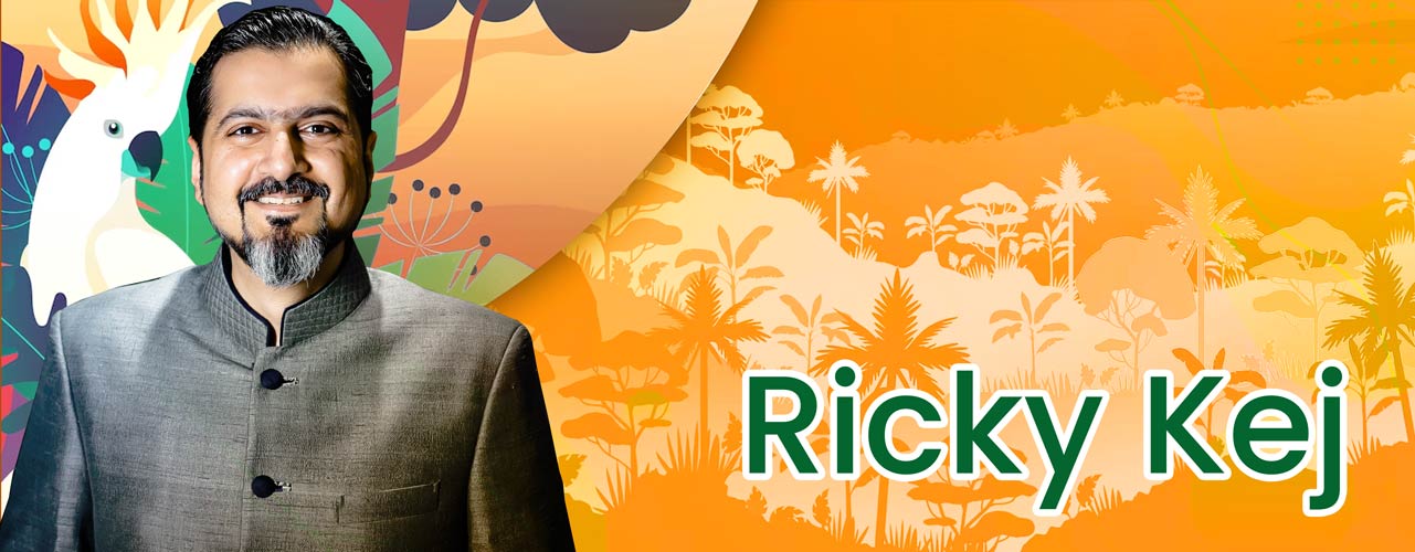 Ricky Kej Speaker Engage4more Banner