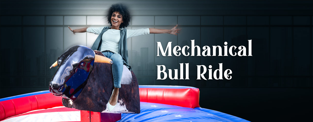 mechanical bull, adventures game, stress-buster,fun,employee engagement activity,