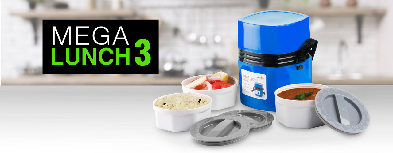Microwave/Refrigerator friendly, airtight lunch box made out of food-grade and insulated plastic serves as a perfect Diwali gift option for your employees