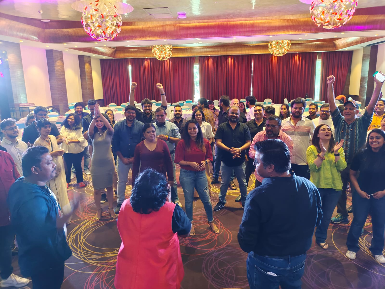 Laughter theraphy by team engage4more 2