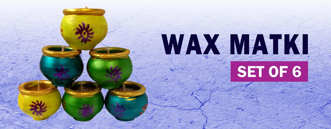 This Diwali gift your employees with this colorful Wax Matki Diyas