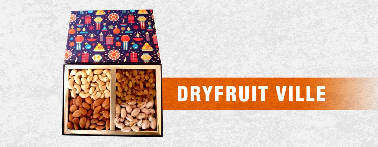 This festive season gift your employees a scrumptious pack of healthy dry fruits.