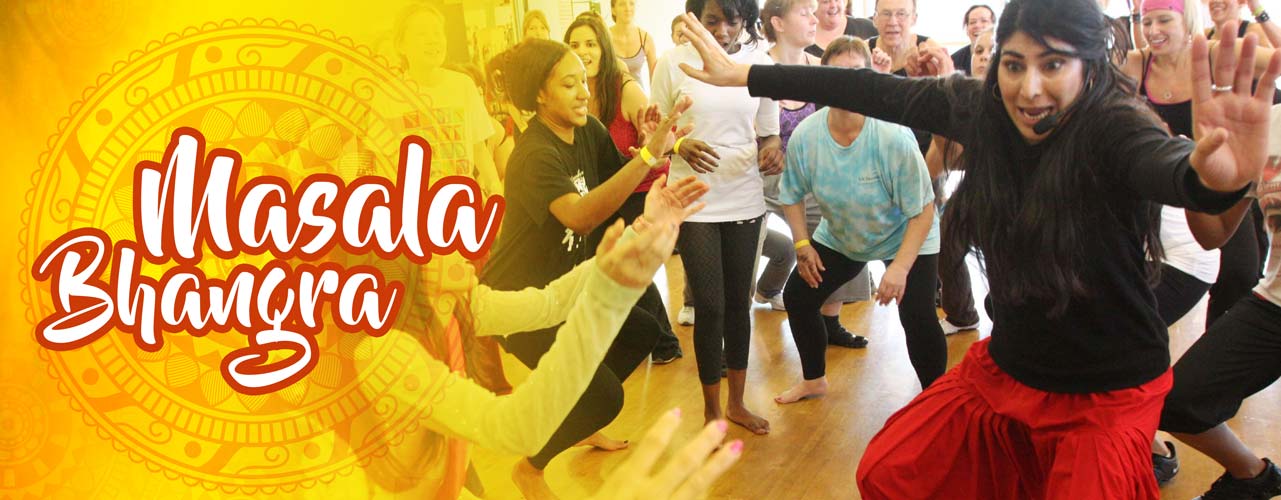 Masala bhangra workshop for employee fitness and stress management