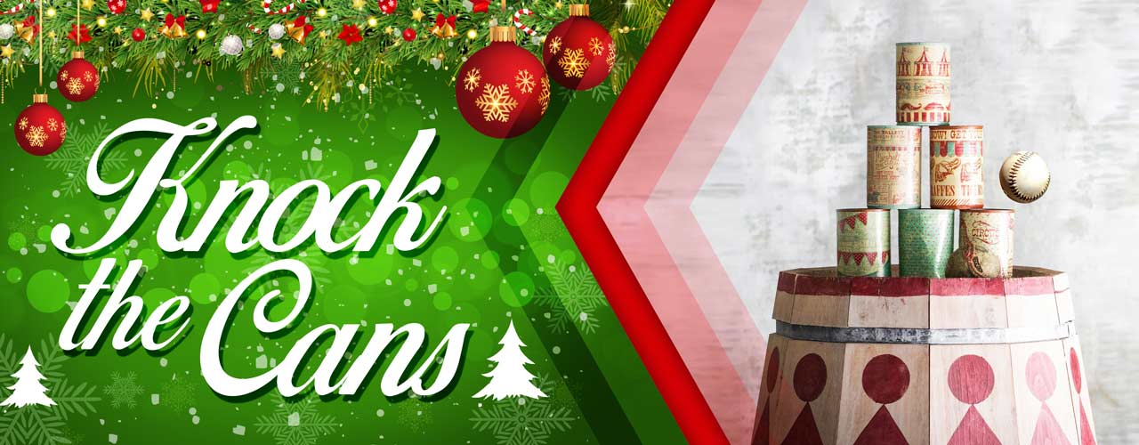 Christmas celebration - Knock the cans