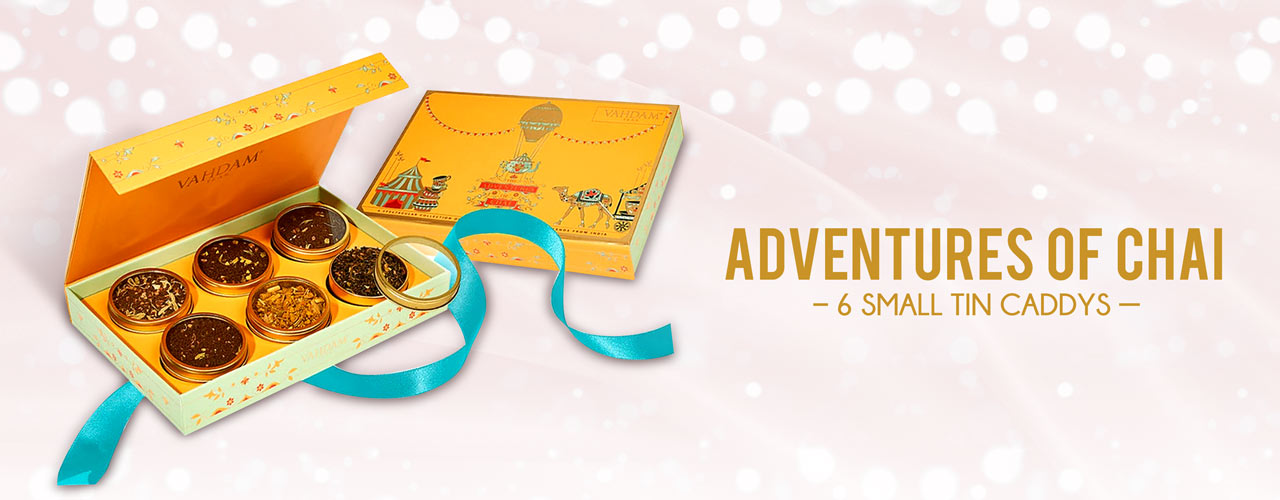 This Diwali gift your employee with this enticing gift collection of Adventures of chai set.