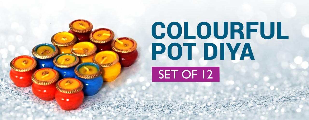 This Diwali gift your employees  colourful Pot Diyas,that will add beauty to their home and life.